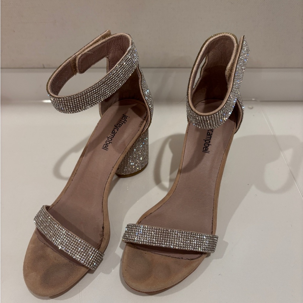 Jeffery Campbell Rhinestone Embellished Heels